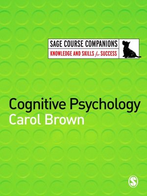 cover image of Cognitive Psychology
